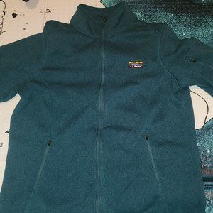 L.L. Bean Women's Teal Fleece Jacket XL Regular